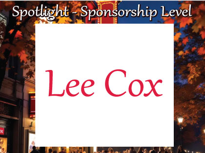Lee Cox - 2026 Autumn on Broadway Sponsor